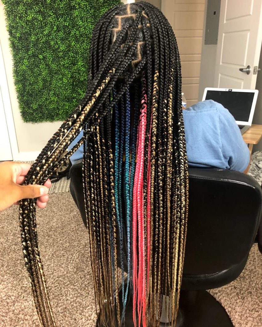 Top 10 box braids style to try in the new year 2020