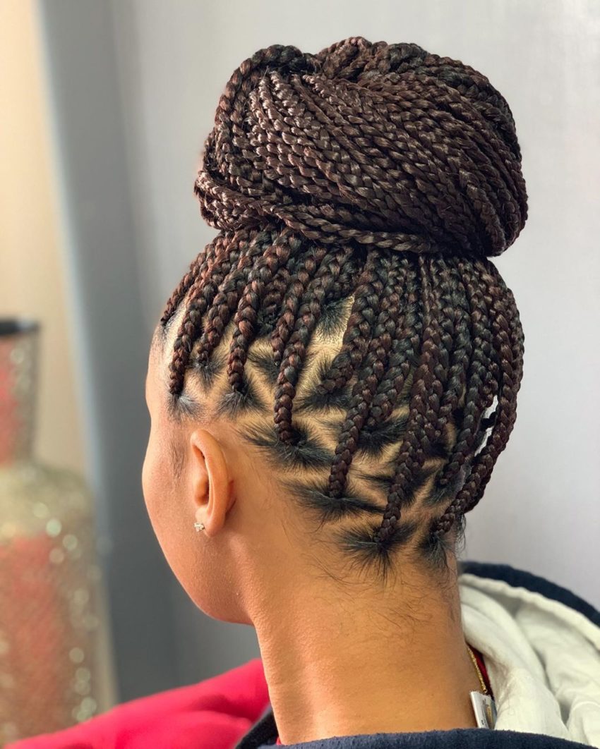 Top 10 box braids style to try in the new year 2020