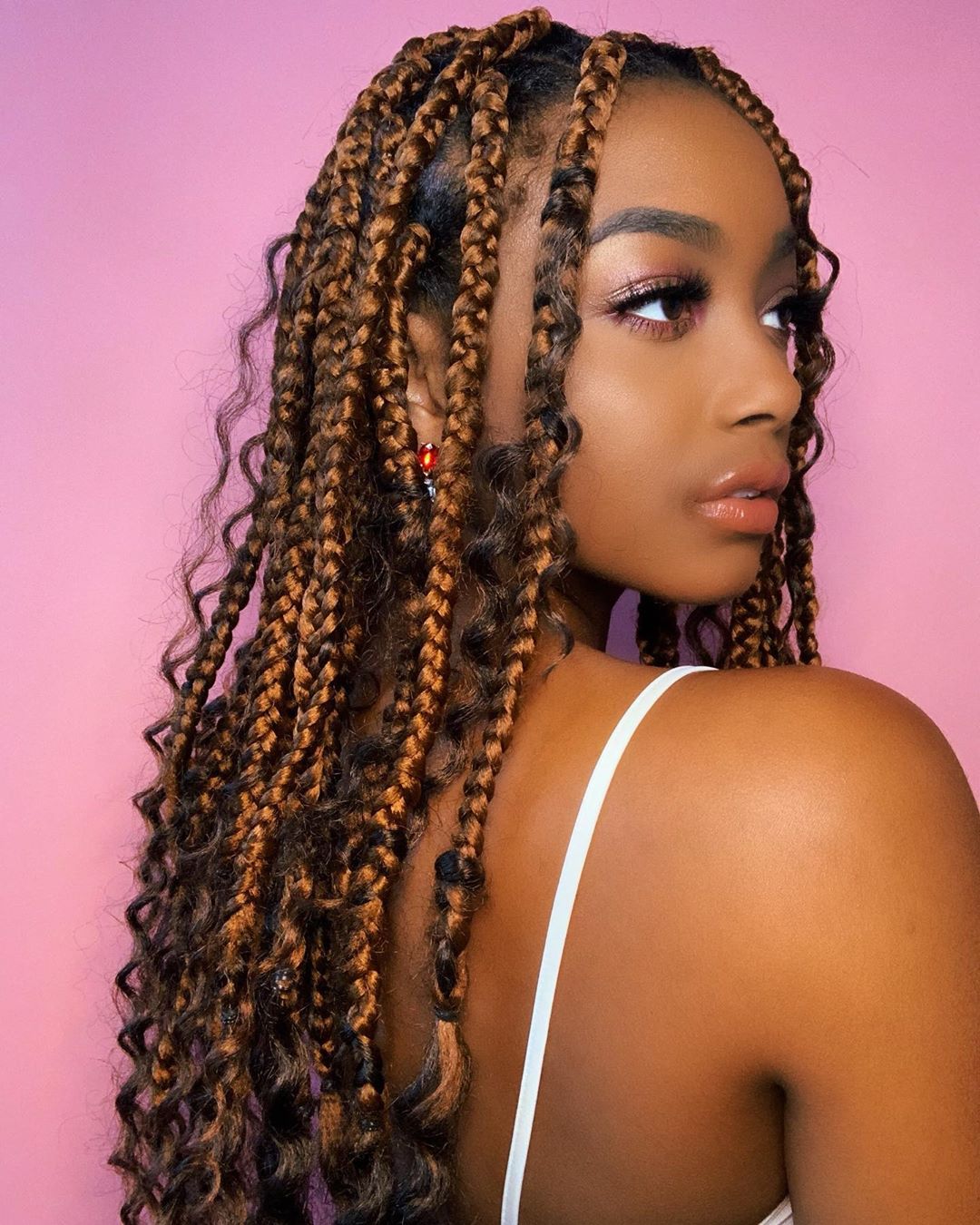 10 Box Braids With Curls Live Streaming Onlinemy 